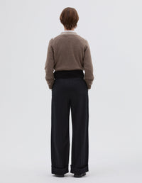 Pantalon marin à revers - Navy