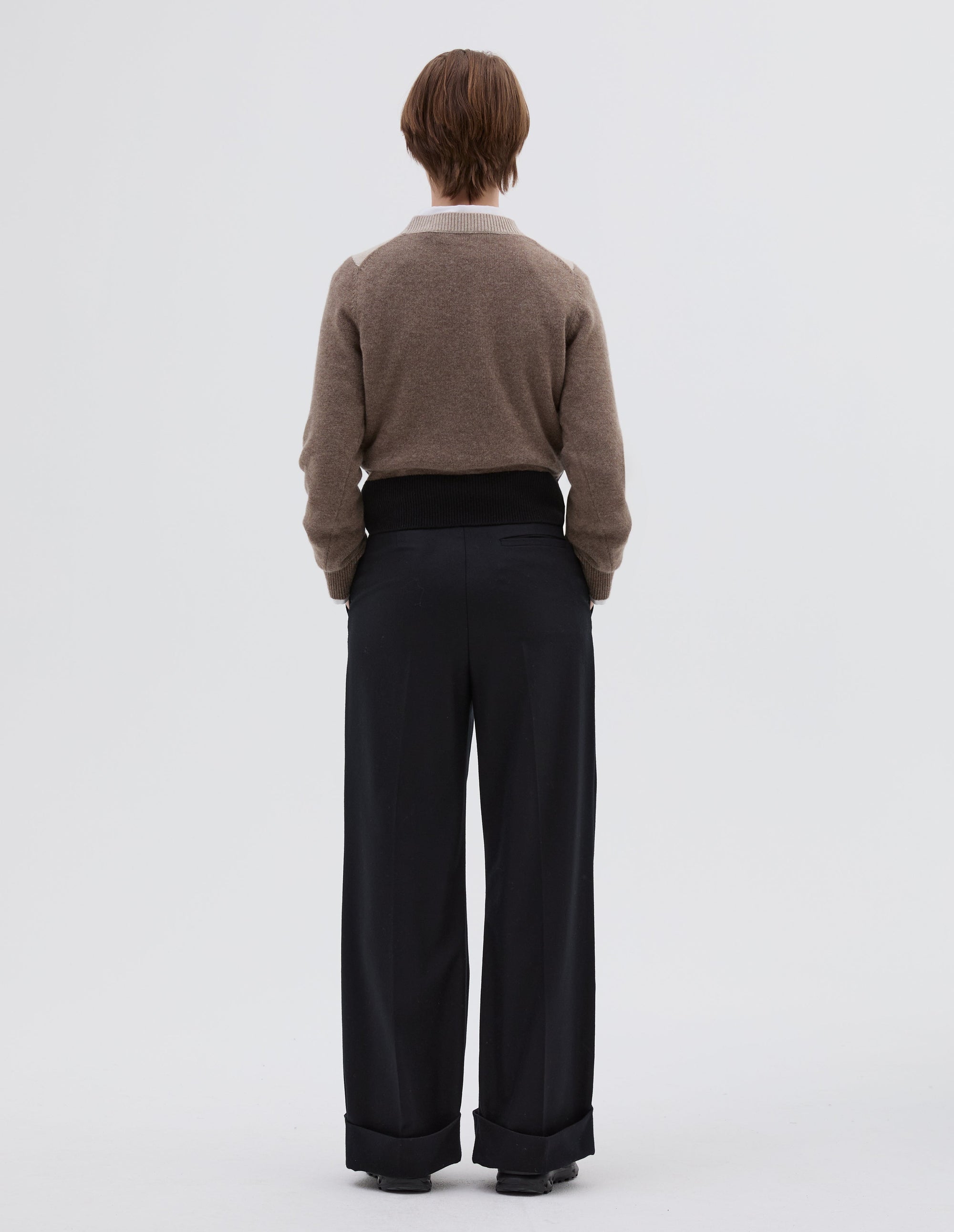 Pantalon marin à revers - Navy