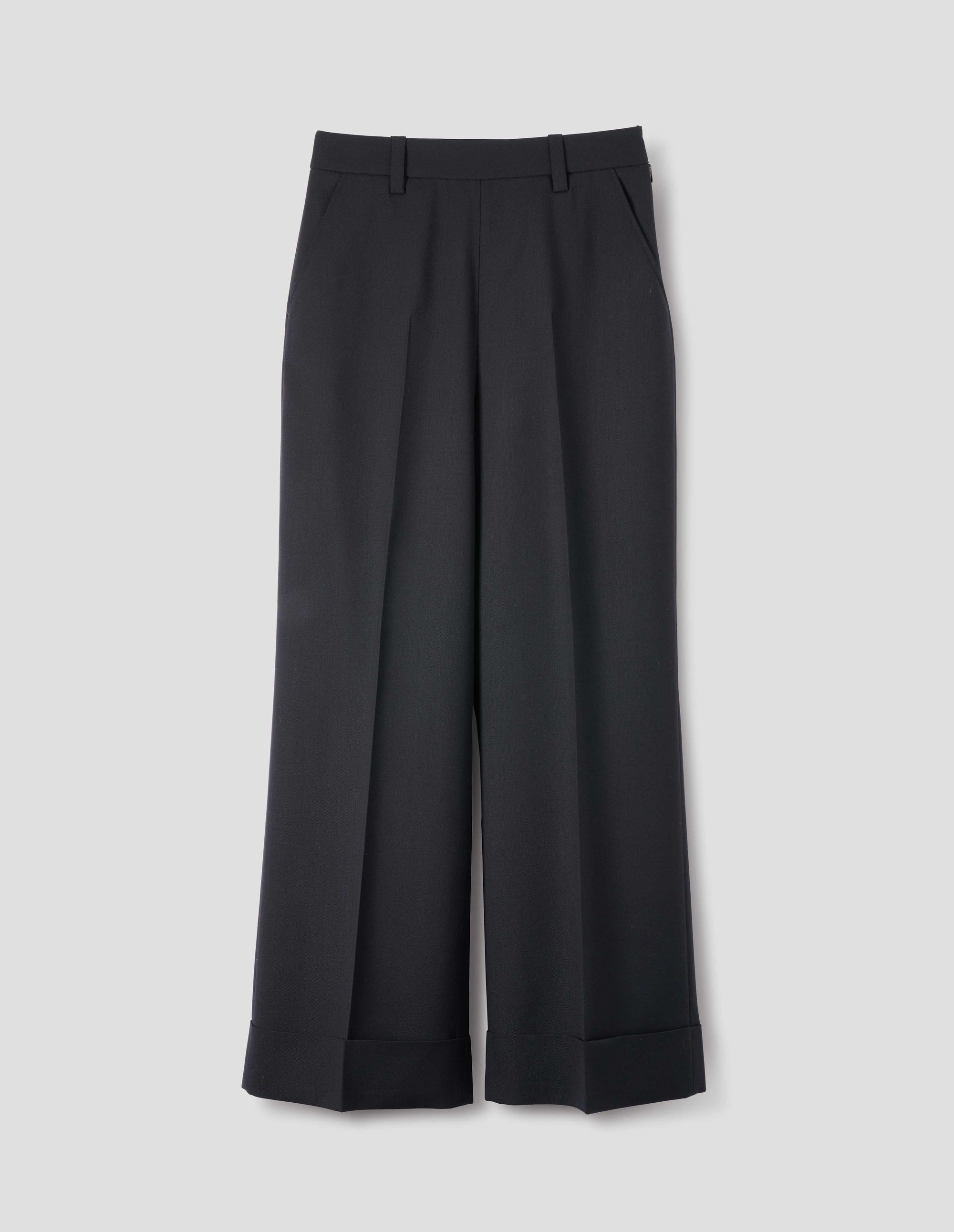 Pantalon marin à revers - Black