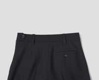 Pantalon marin à revers - Black