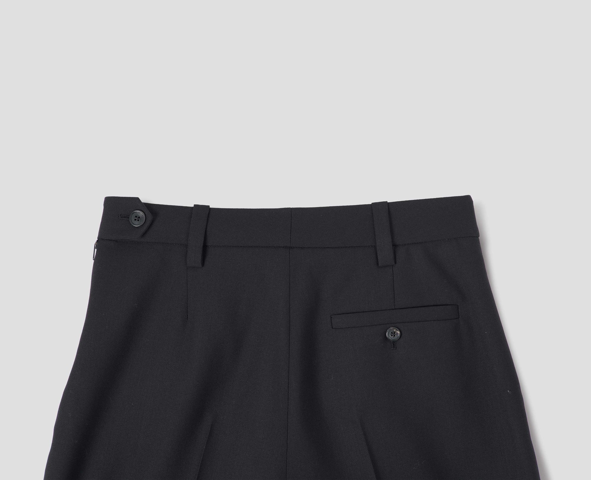 Pantalon marin à revers - Black