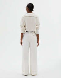 Pantalon marin à revers - Off White