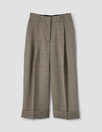 Pantalon à plis profonds - Black & Khaki