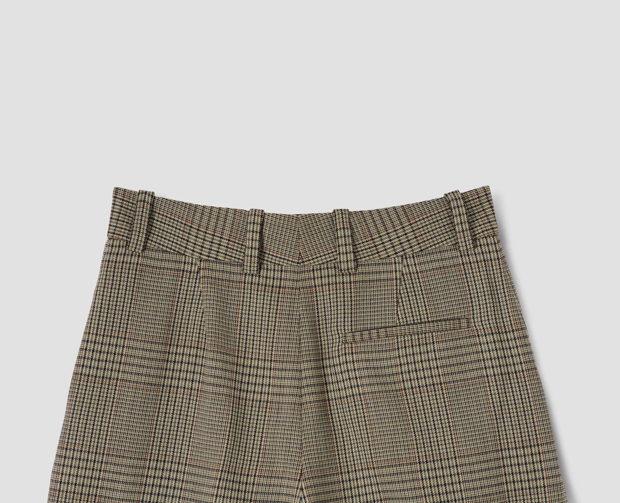 Pantalon à plis profonds - Black & Khaki