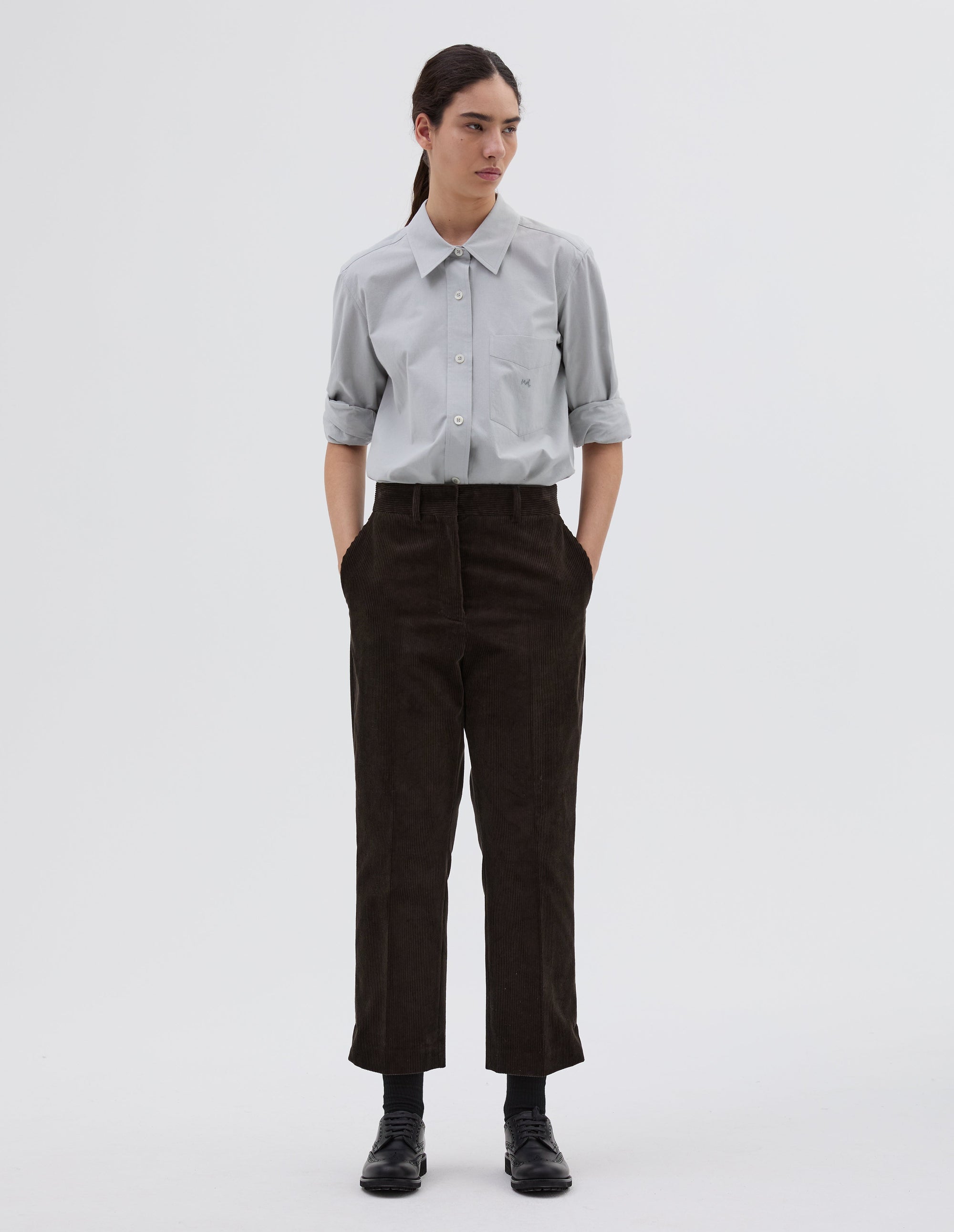 Pantalon court taille mi-haute - Mole