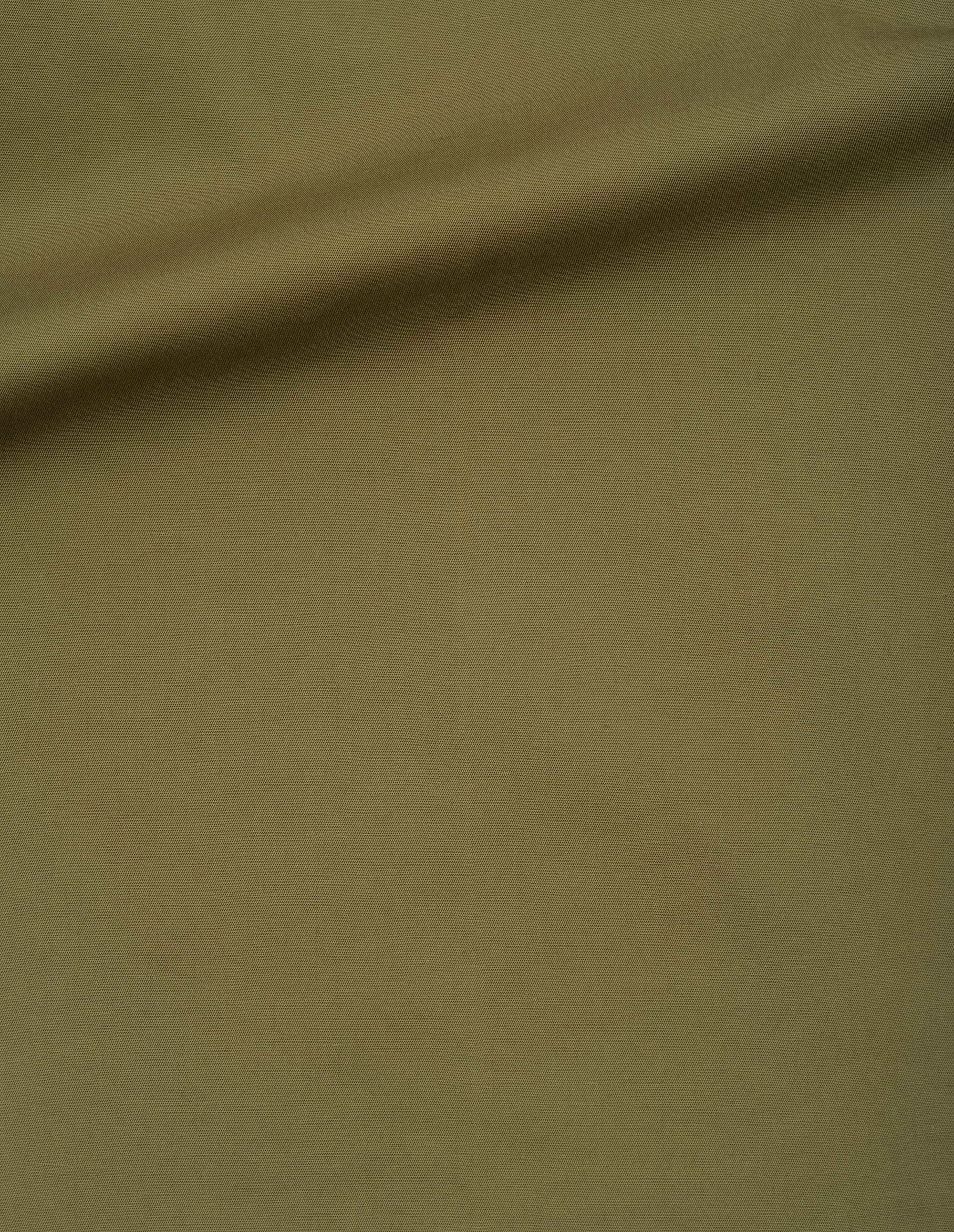 Pantalon court taille mi-haute - Beige & Brown & Green