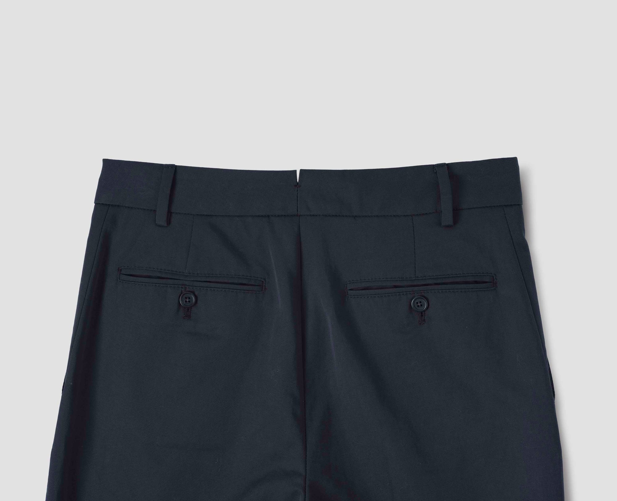 Pantalon court taille mi-haute - Navy & Black