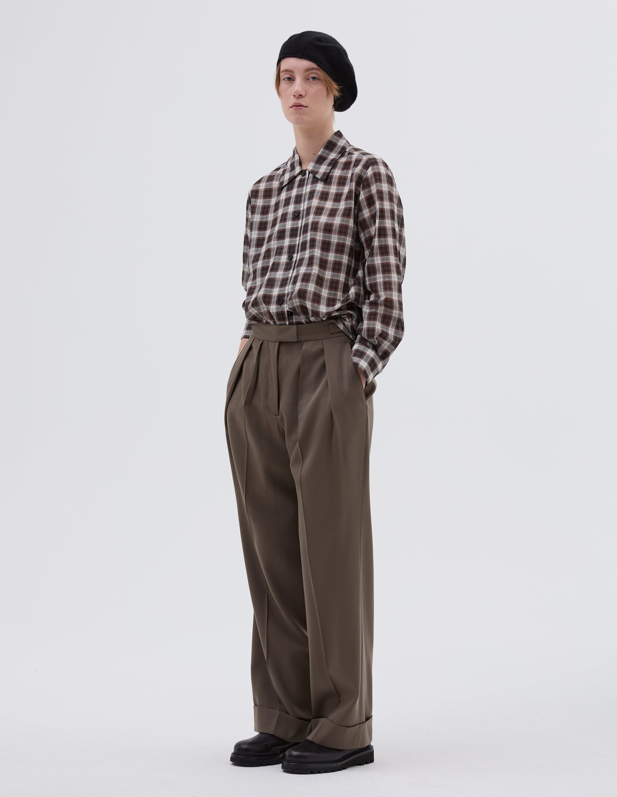 Pantalon à jambes larges - Mouse