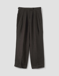 Pantalon à jambes larges - Brown