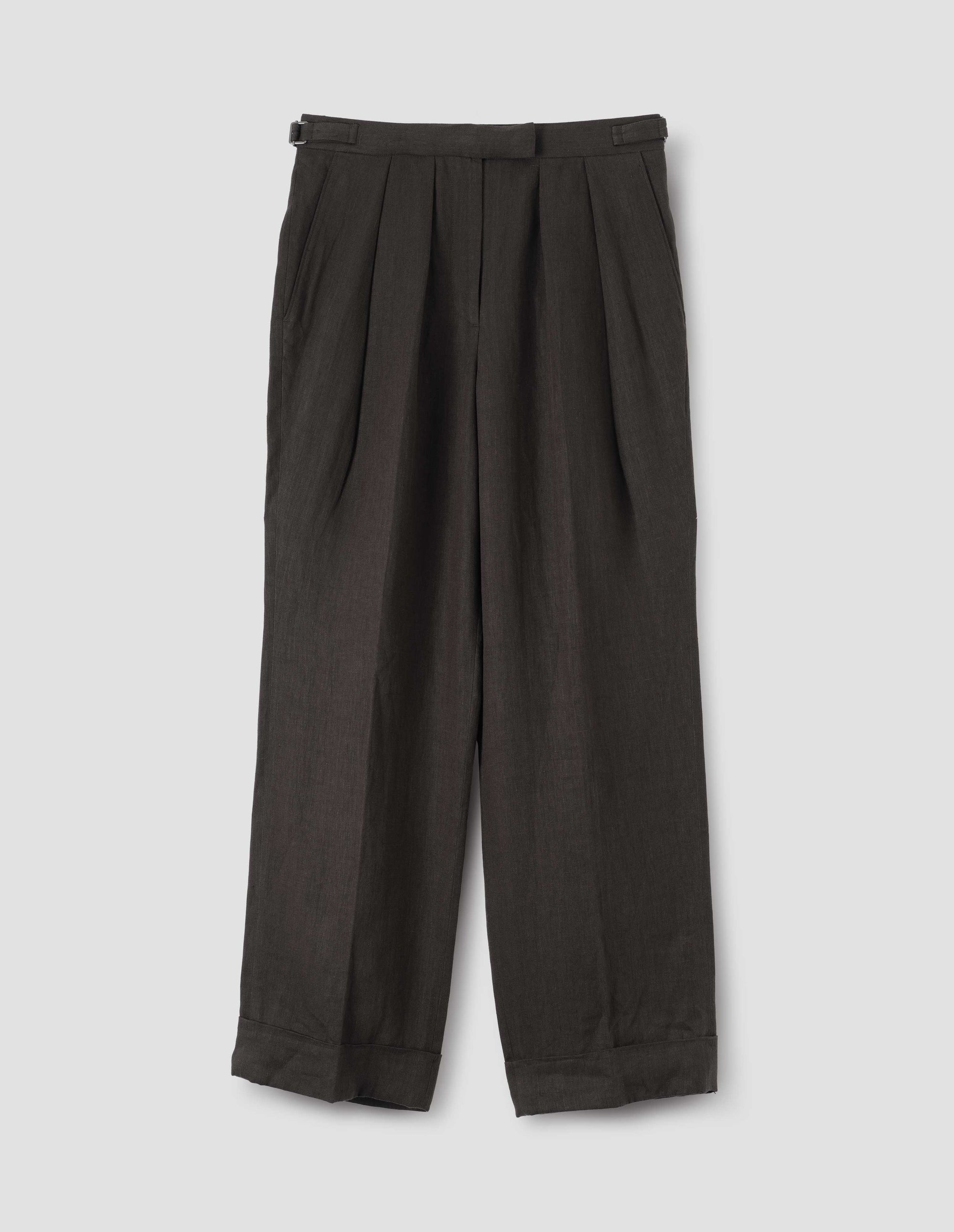 Pantalon à jambes larges - Brown