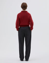 Pantalon à pinces coupe décontractée - Charcoal