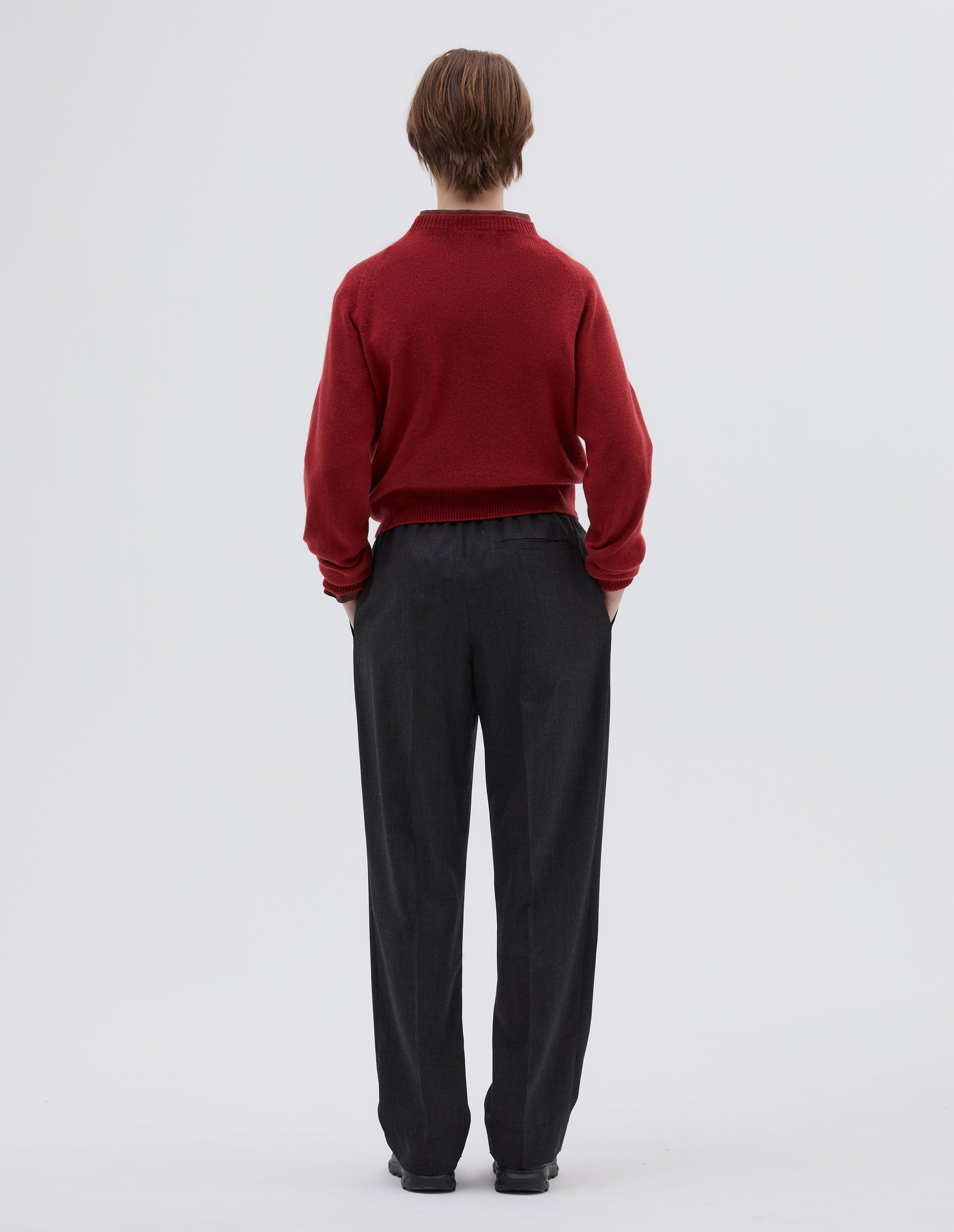 Pantalon à pinces coupe décontractée - Charcoal
