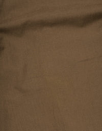 Pantalon court à pli unique - Beige & Brown