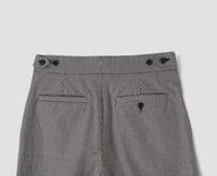 Pantalon court à pli unique - Black