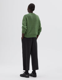 Pantalon court à plis sur le devant - Black