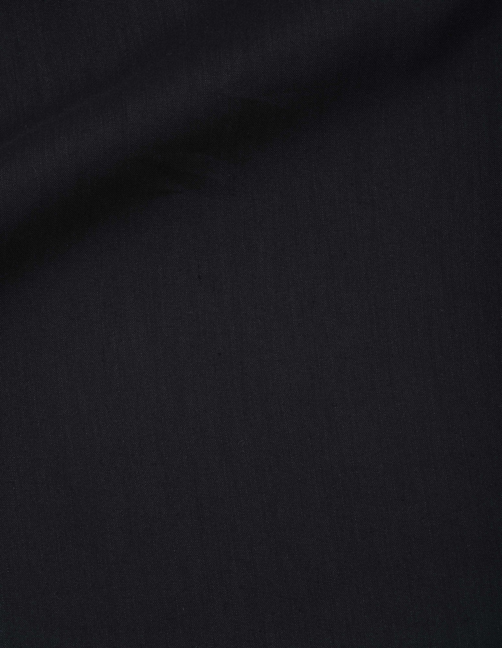 Pantalon court à plis sur le devant - Black