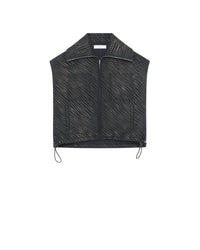 Alina sleeveless jacket - Black Zebra
