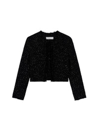 Cheril wool blend jacket - Black Sequins