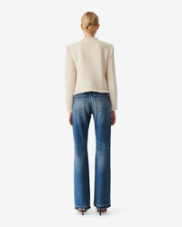 Deana jacket in alpaca - Ecru