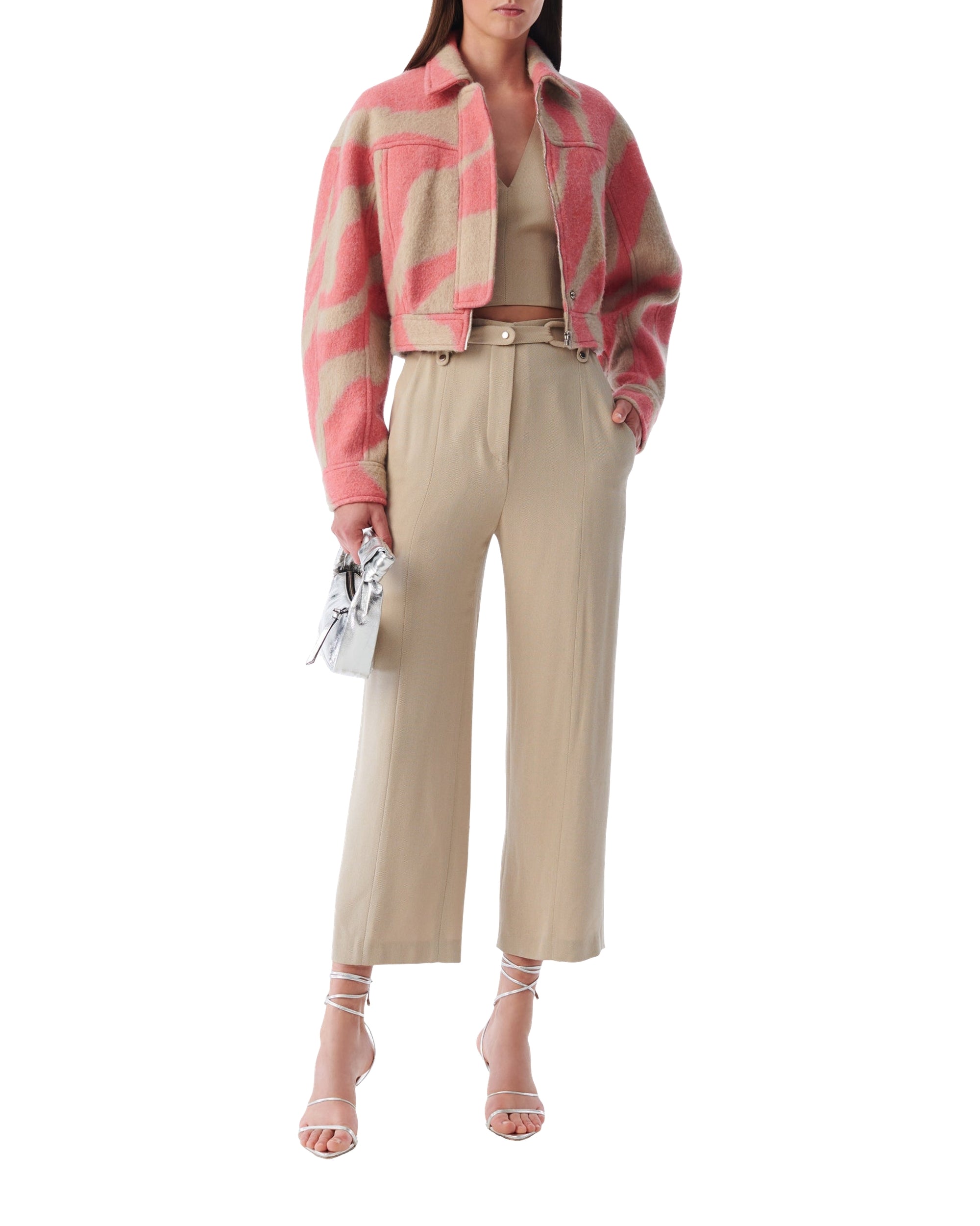 Eraki short jacket - Pink Beige