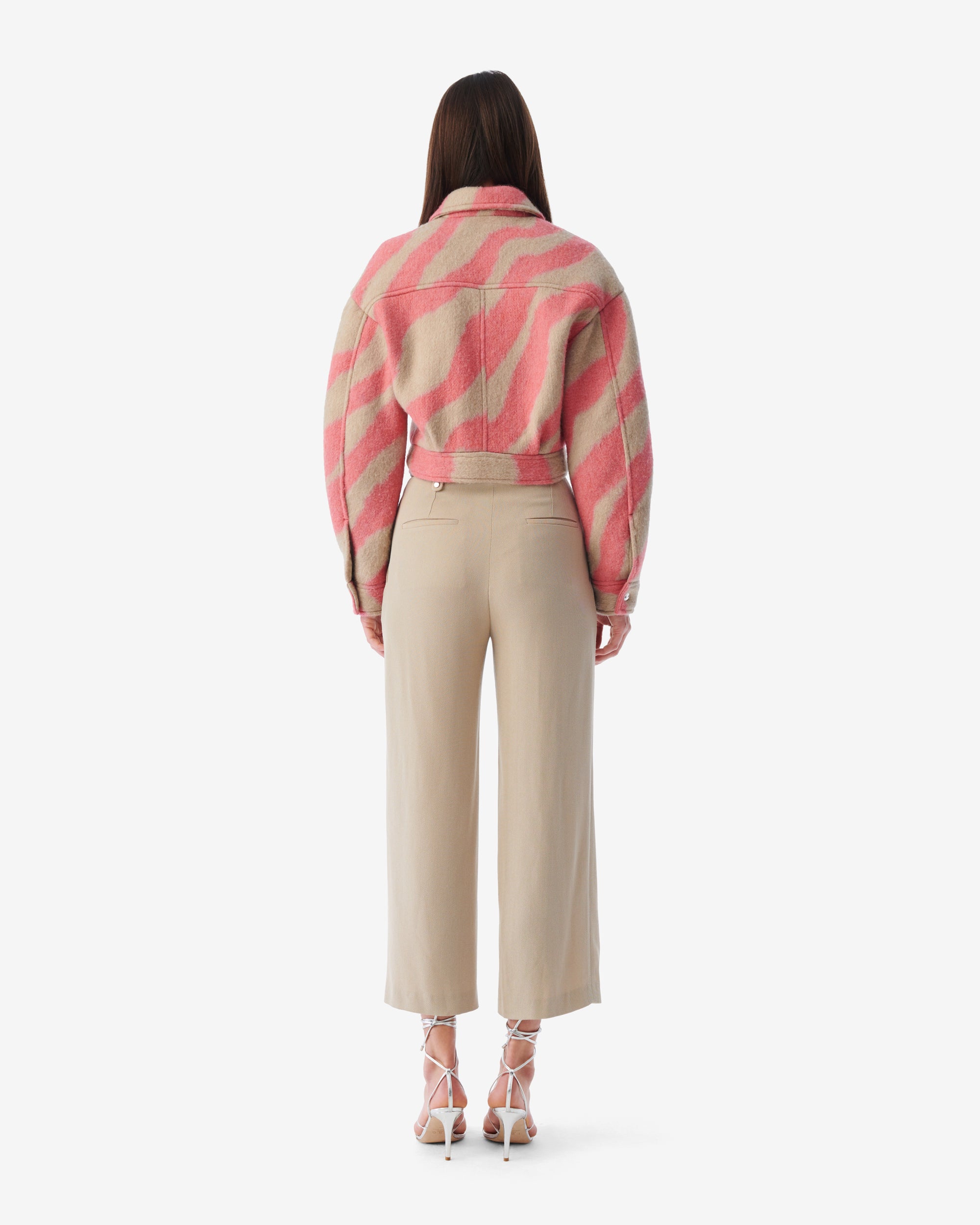 Eraki short jacket - Pink Beige