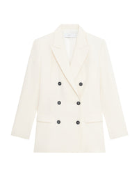 Kristal wool blend blazer - Ecru
