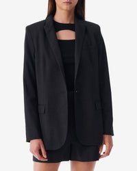 Maurane wool blazer - Anthracite