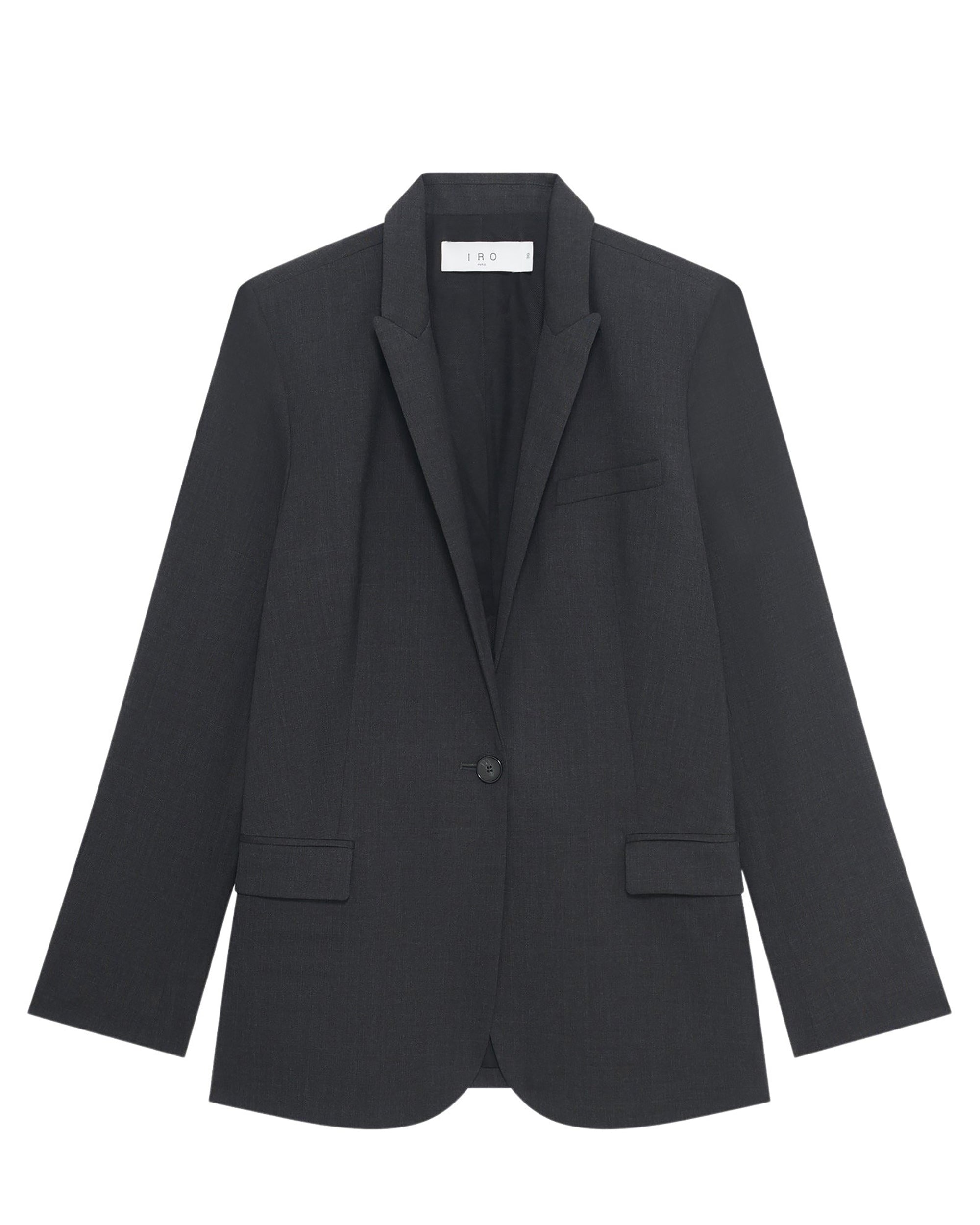 Maurane wool blazer - Anthracite