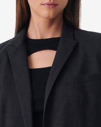 Maurane wool blazer - Anthracite