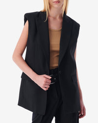 Melita wool jacket - Black