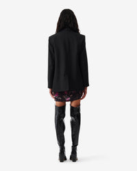 Mella wool jacket - Black