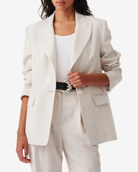 Mella wool jacket - Ecru