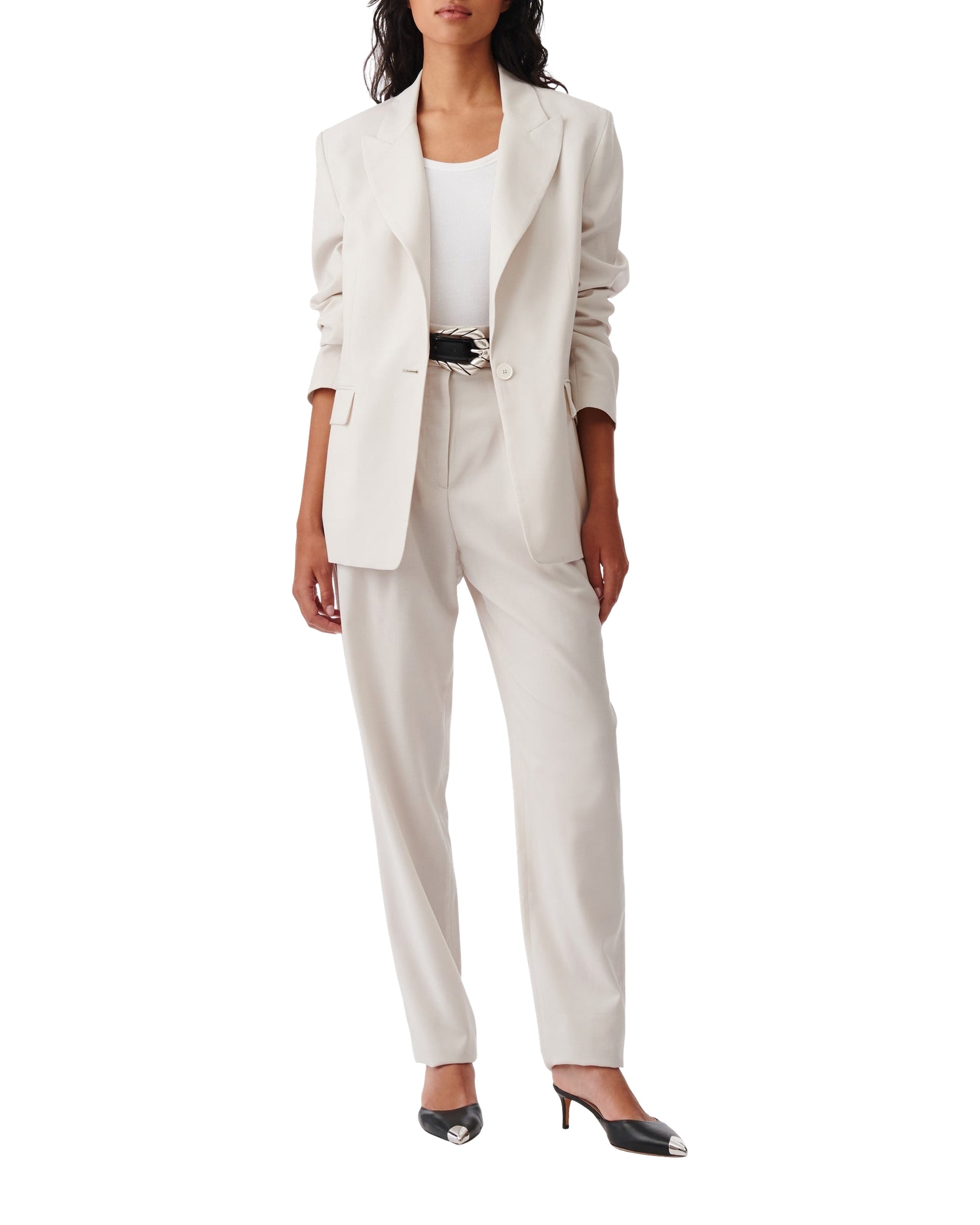 Mella wool jacket - Ecru