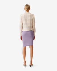 Orlanda tweed jacket - Ecru & Lilac