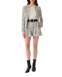 Oslani Jacket - White & Black