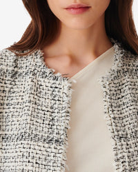 Oslani Jacket - White & Black