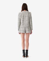 Oslani Jacket - White & Black