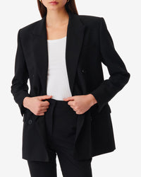 Pietra wool blazer - Black