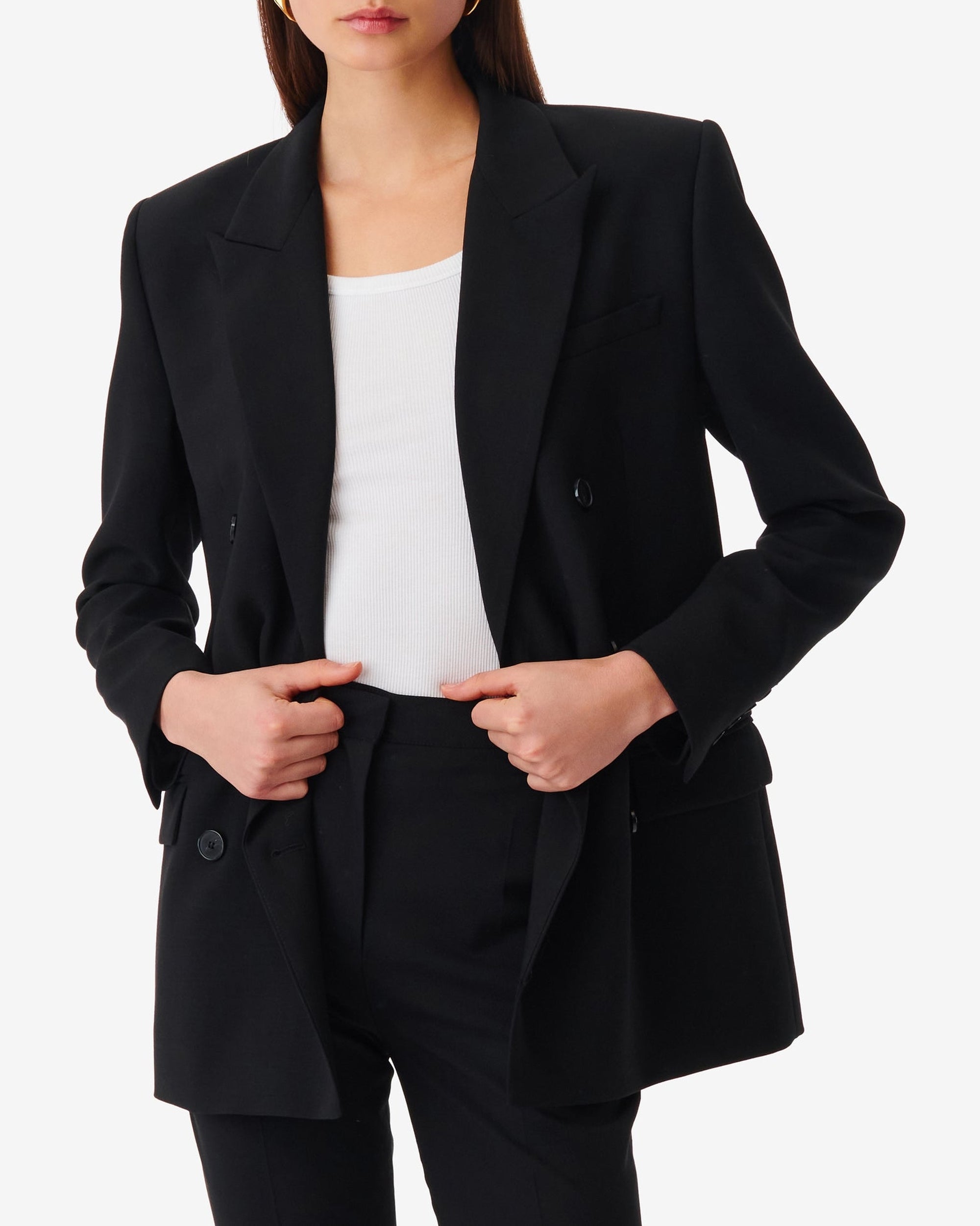 Pietra wool blazer - Black