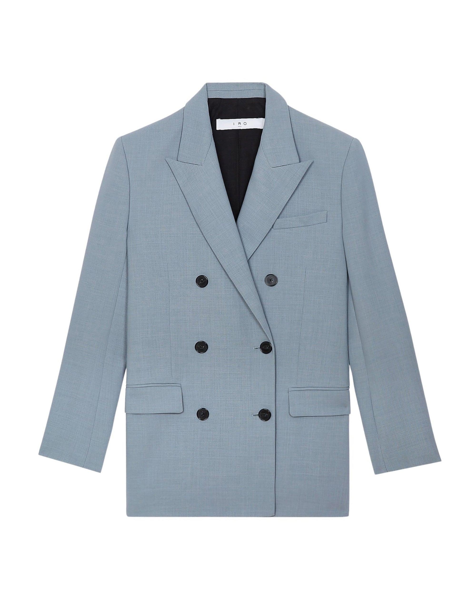 Pietra wool blazer - Stone Blue