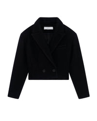 Ronnie wool jacket - Black