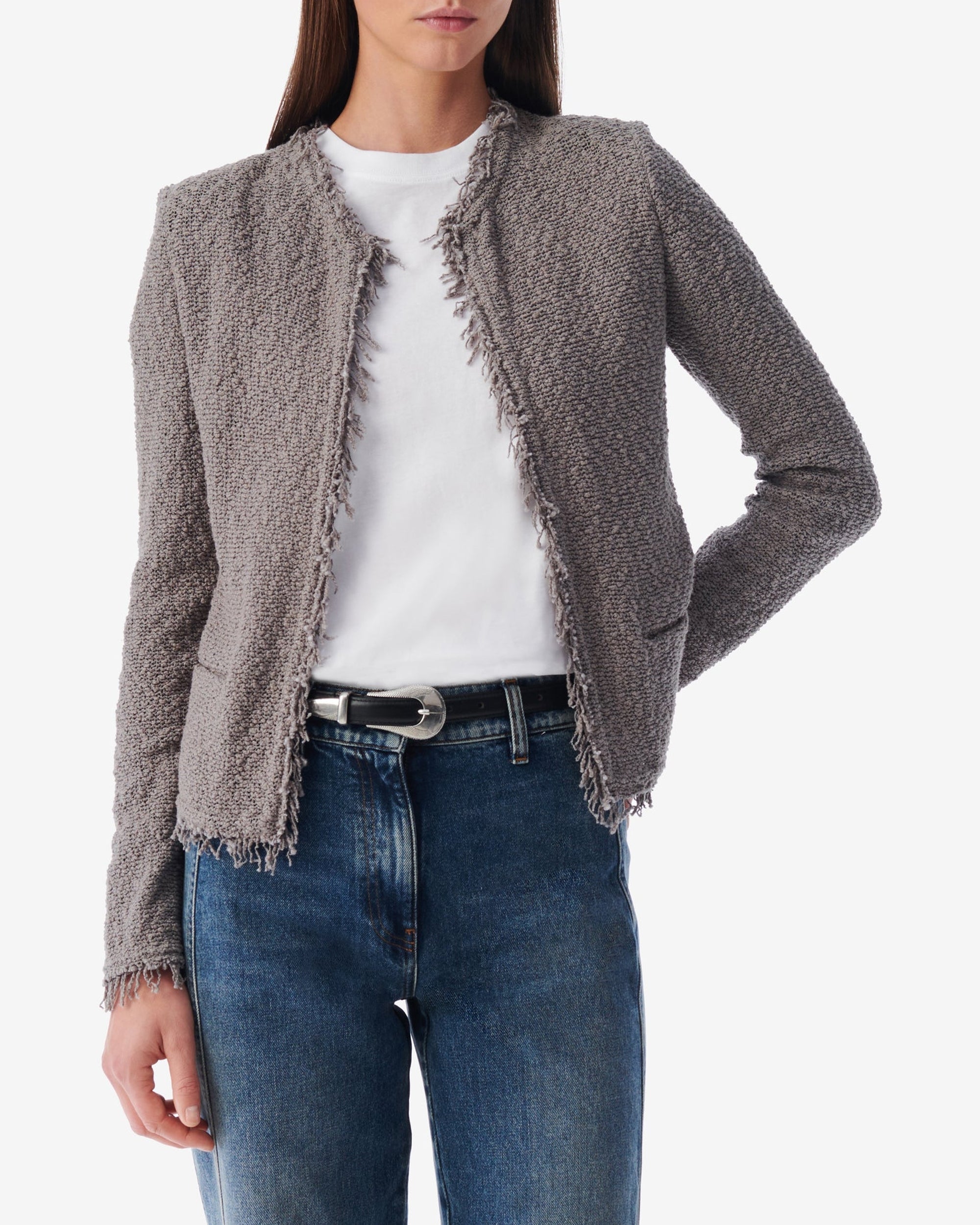 Shavani Jacket - Pearl Grey