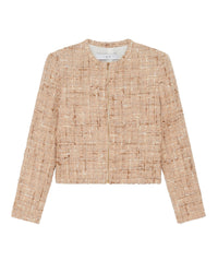 Togo tweed jacket - Mixed Beige