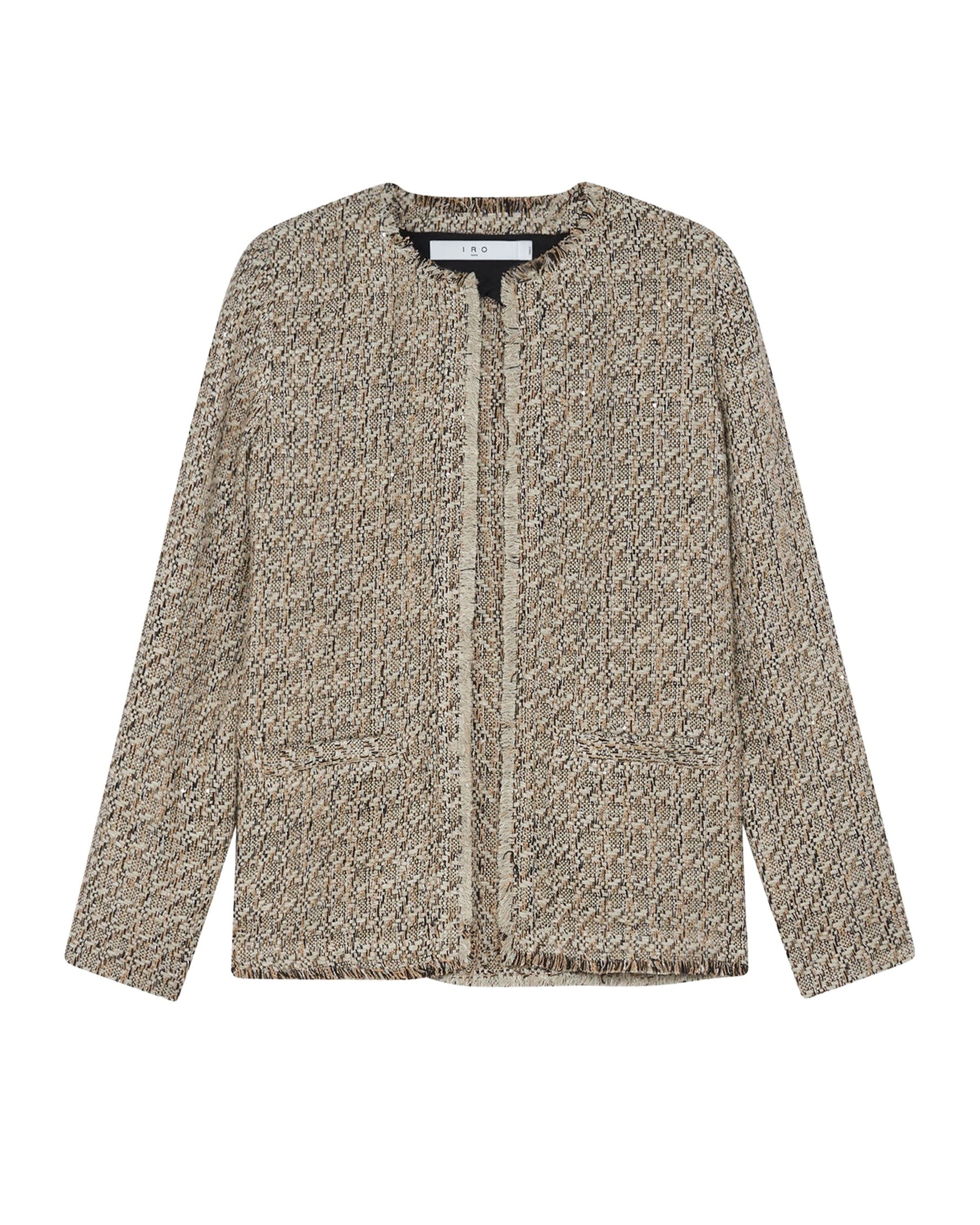 Uspa tweed jacket - Ecru & Black
