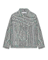 Aldot tweed jacket - Green Multico