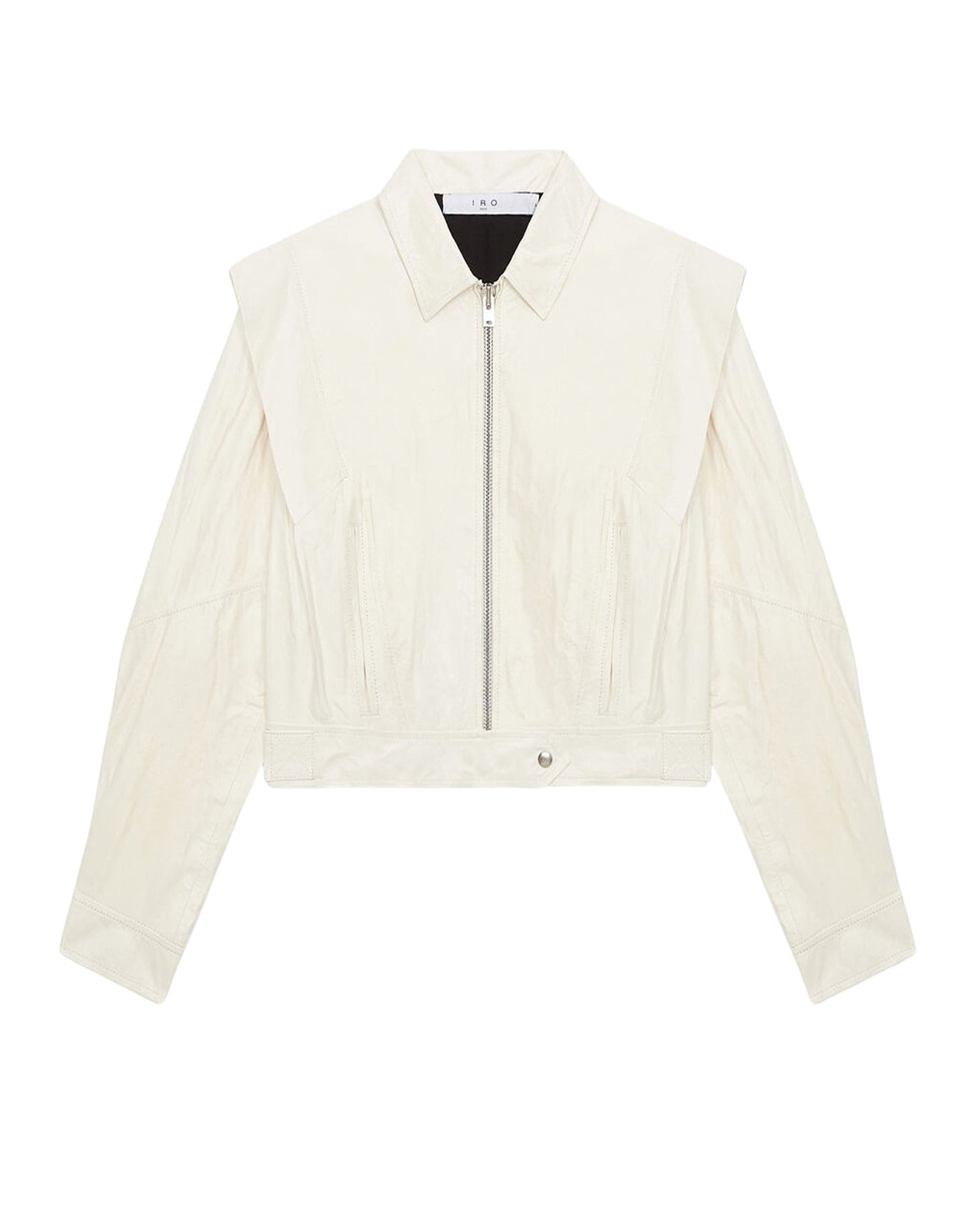 Fabia leather jacket - Natural White