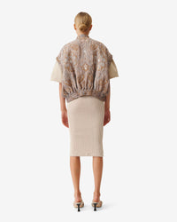 Ninoa wool blend jacket - Mixed Beige