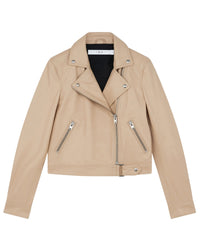 Perfecto Kolmar in leather - Light Beige