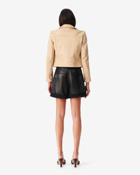 Perfecto Kolmar in leather - Light Beige