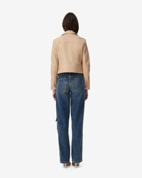 Perfecto Kolmar in leather - Light Beige